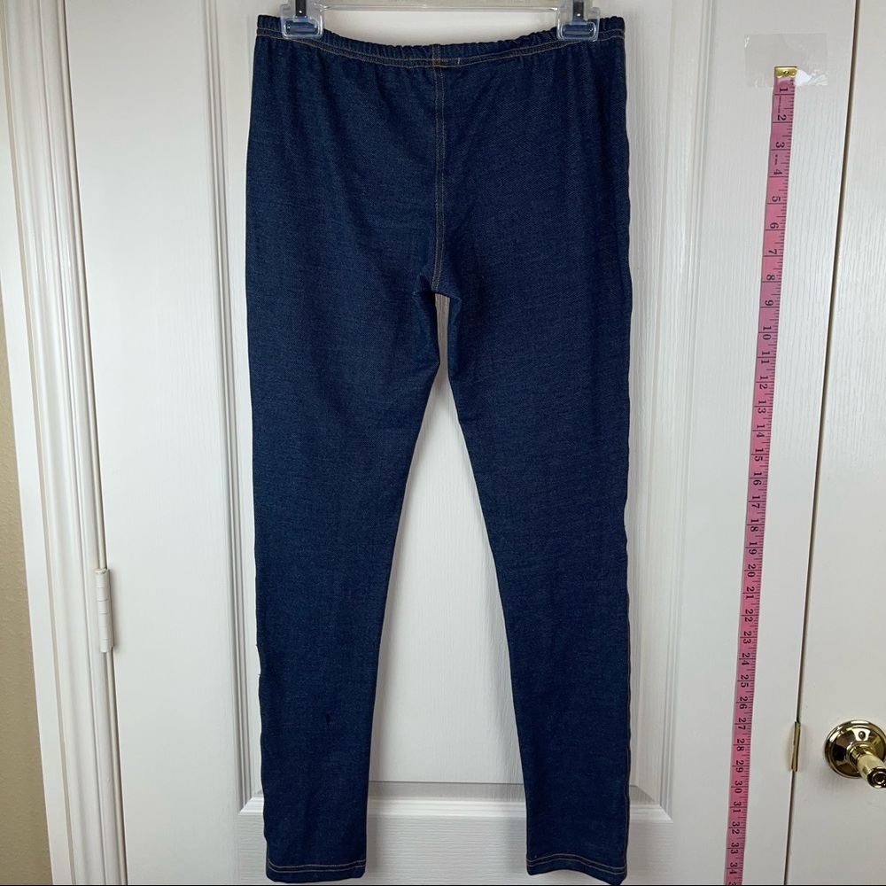 Active Basic Medium Size Jean Jeggings Never Worn… - image 1